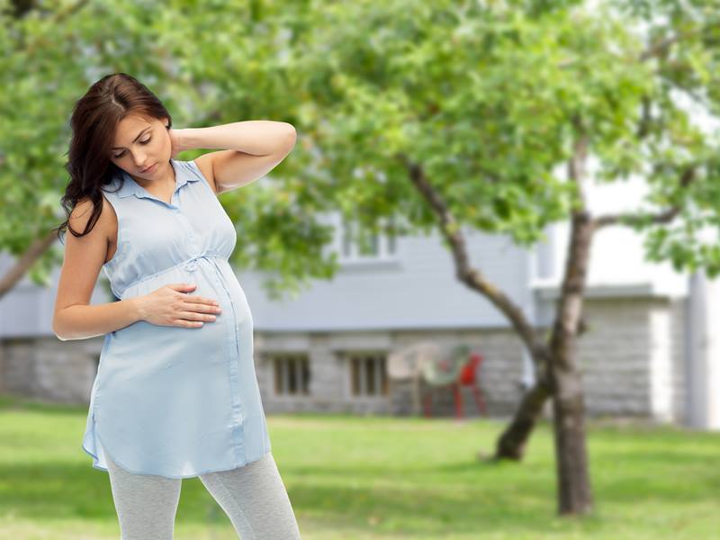 علل بروز درد گردن در زمان بارداری